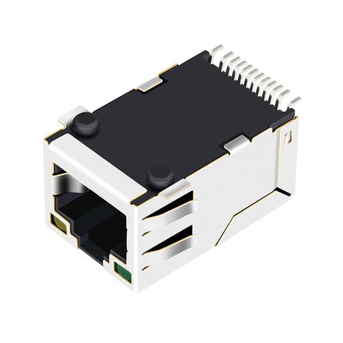 厂家直销 贴片SMT型RJ45连接器 HR961160C —— 百兆单口网络插座深度解析